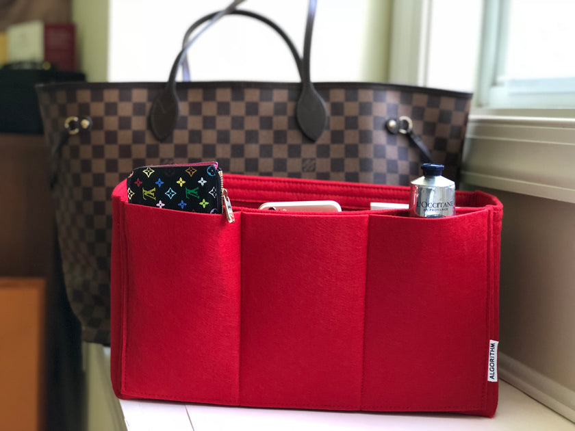 Louis Vuitton Neverfull GM Organizer Cherry Red LV Insert Shaper