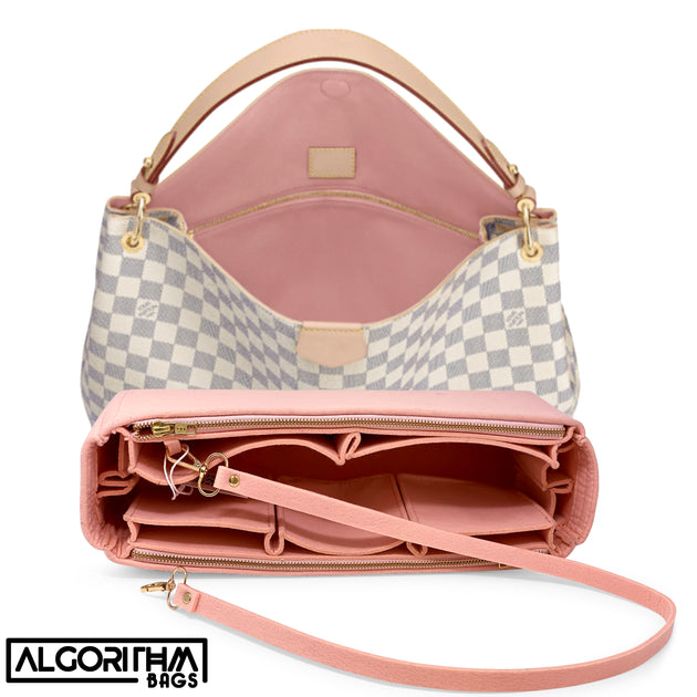 Louis Vuitton Graceful Handbag Damier MM Brown