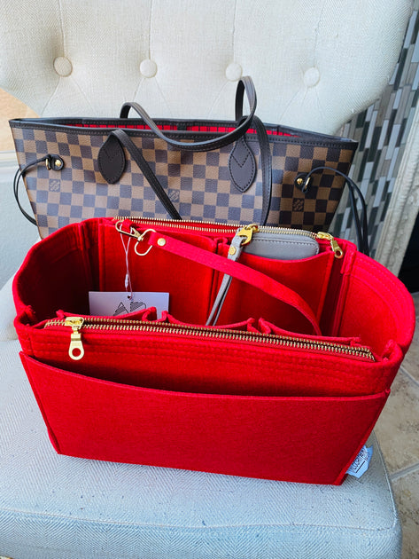 NEW Design! Neverfull MM LV Purse Organizer with Zippers, for Louis  Vuitton, 3mm Felt, Only @AlgorithmBags®