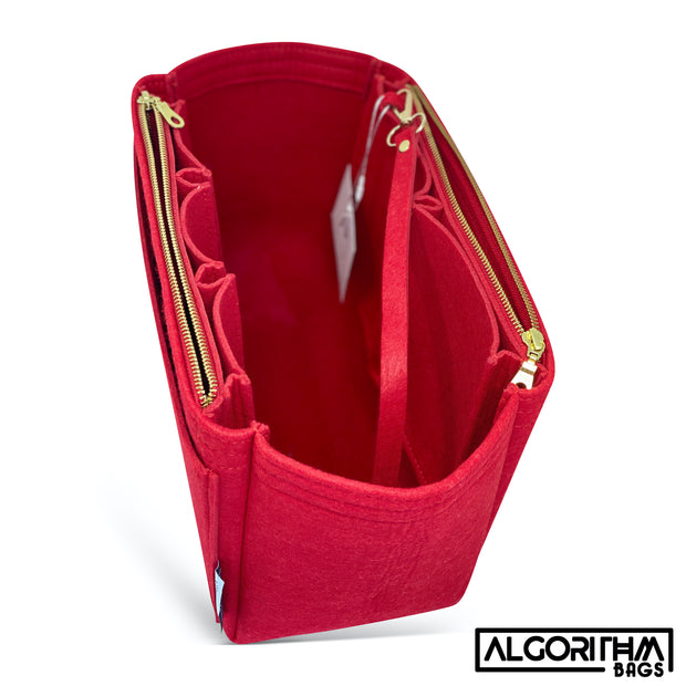 Almost Gone! AlgorithmBags® design for LV OnTheGo MM Purse Organizer Insert  Red