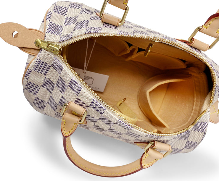 algorithmbags design for louis vuitton lv speedy 40 purse organizer insert shaper liner tan beige