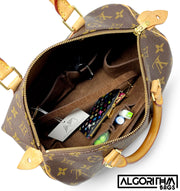 AlgorithmBags Speedy 30 lv purse organizer insert divider protector base shaper liner louis vuitton speedy monogram chocolate brown 3mm felt
