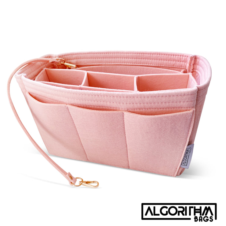 Handbag Organizer with Chambers Style for Louis Vuitton Neverfull PM, MM  and GM (Blush Pink) (More Colors Available)