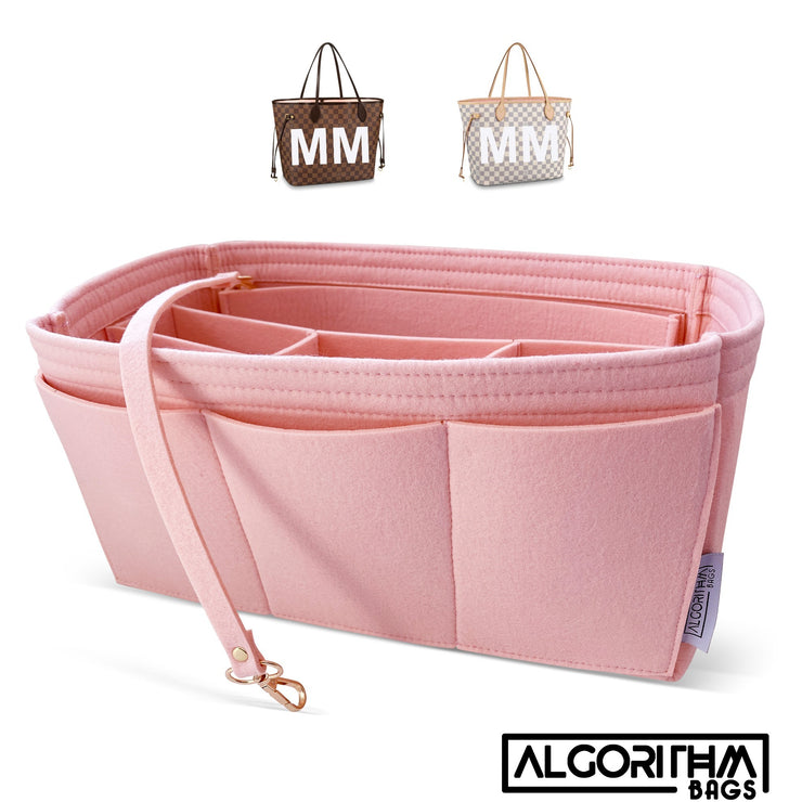 Graceful MM LV Purse Organizer Insert Rose Ballerine 3mm Felt  Shaper/Liner/Protector, Only @AlgorithmBags® for Louis Vuitton