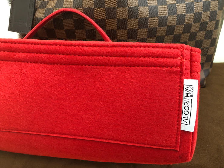 AlgorithmBags LV Speedy Purse Organizer Insert V2 | Felt Liner Shaper 30, Red