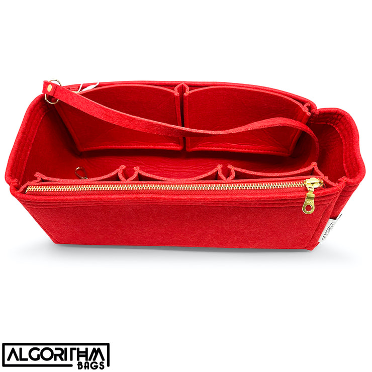 AlgorithmBags for Louis Vuitton Graceful cherry red LV Purse Organizer insert liner spacer protector divider cherry red
