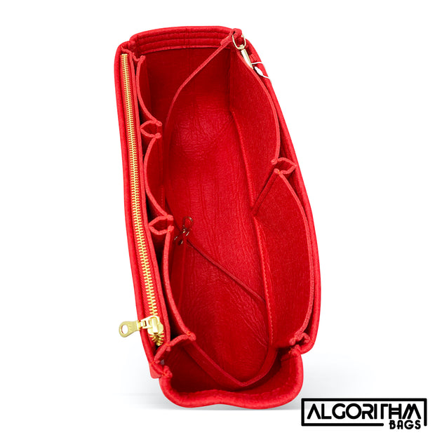 AlgorithmBags for Louis Vuitton Graceful cherry red LV Purse Organizer insert liner spacer protector divider cherry red