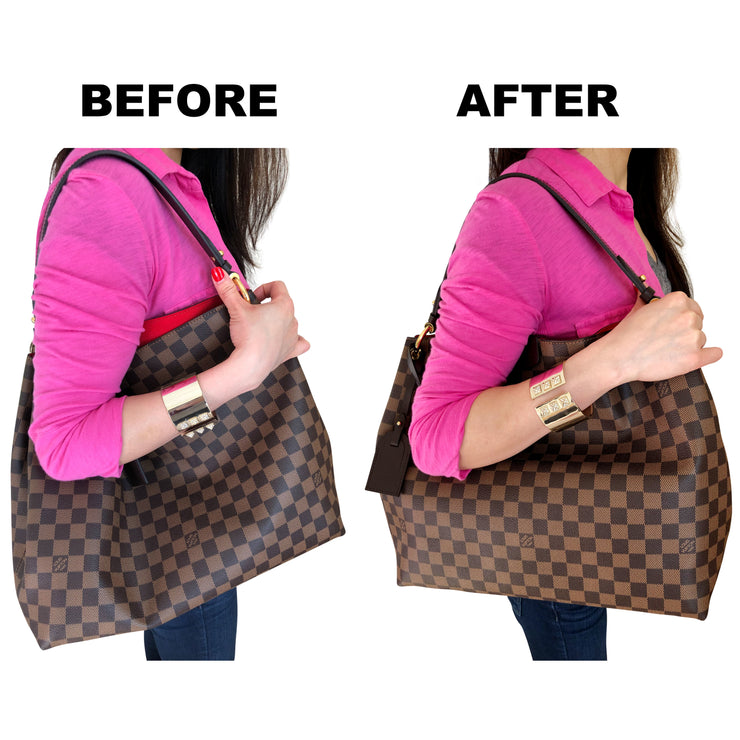 Mounchain Slender Medium Felt Women Handbag, Organizer Insert with  Removable Wallet Bag Organizer for Graceful Handbag Beige