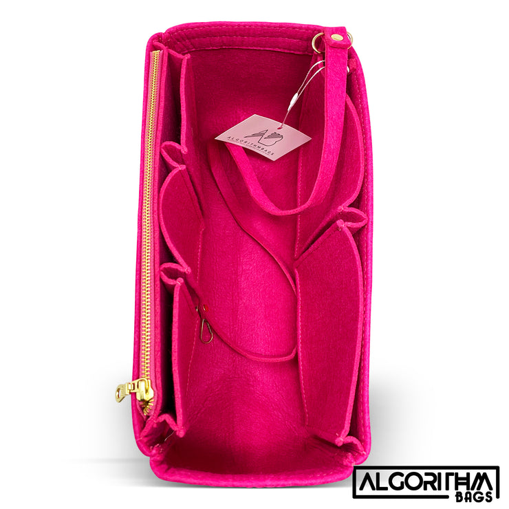 Graceful PM LV Purse Organizer Insert, 3mm Felt, Pivoine Fuchsia