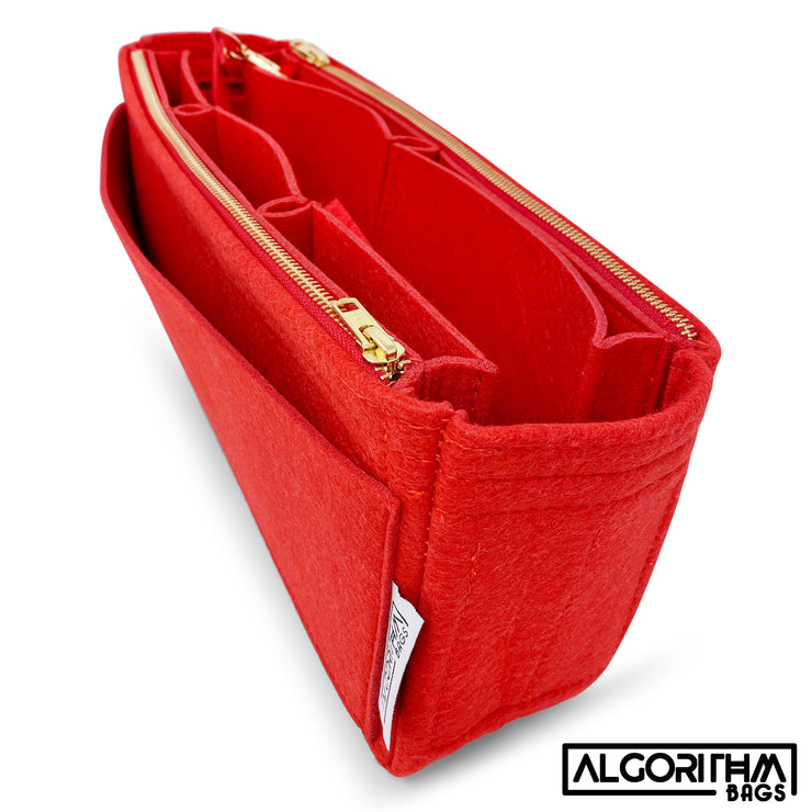Graceful PM LV Purse Organizer Insert, 3mm Felt, Cherry Red Shaper/Liner/Protector, Only @AlgorithmBags® for Louis Vuitton