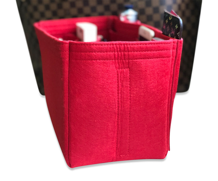 AlgorithmBags LV Purse Organizer for Neverfull damier ebene GM Diaper Bag Red Tote