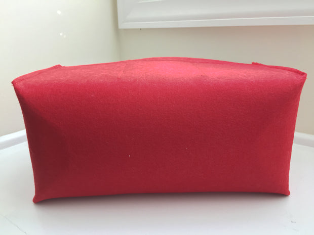 Purse Organizer Insert designed for LV Speedy 30, Cherry Red, 3mm Felt Liner Shaper Stabilizer, Only @AlgorithmBags® for Louis Vuitton