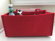 Purse Organizer Insert designed for LV Speedy 30, Cherry Red, 3mm Felt Liner Shaper Stabilizer, Only @AlgorithmBags® for Louis Vuitton