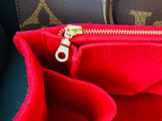 LV Bag Organizer Insert for Louis Vuitton OnTheGo liner shaper divider 3mm felt Red Only @AlgorithmBags® design