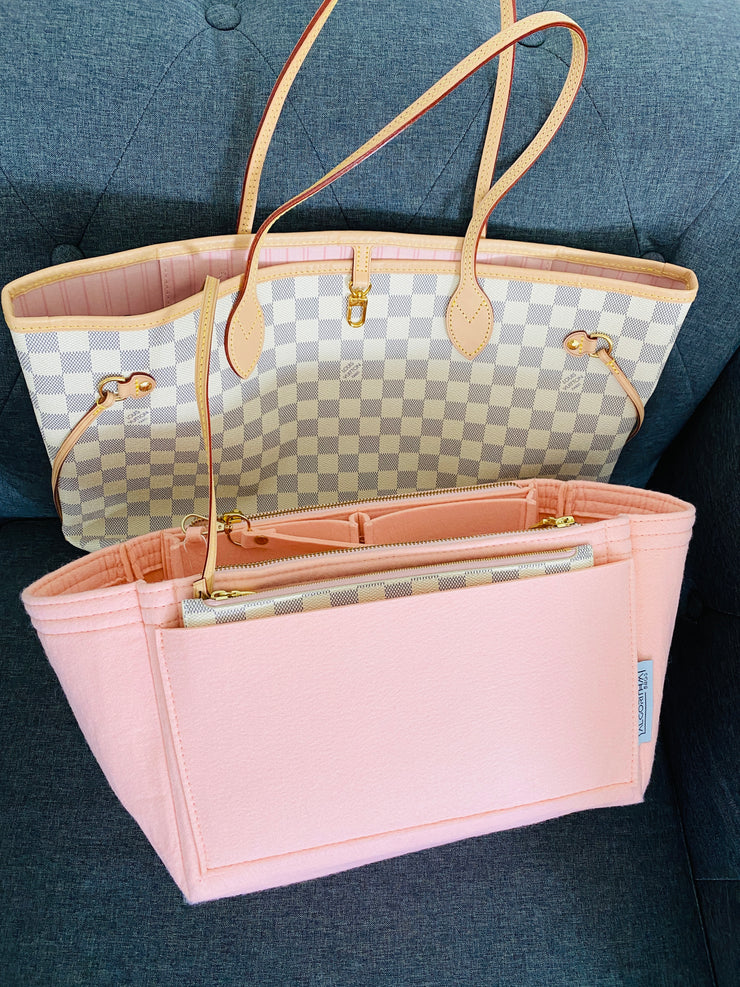 Purse Organizer for Louis Vuitton Neverfull GM With Zipper 