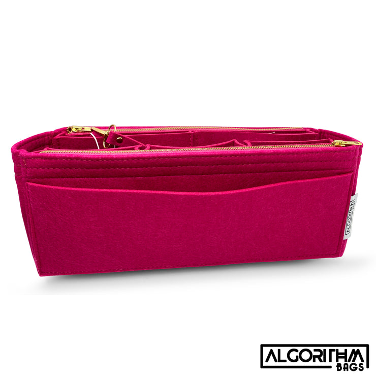 Graceful MM LV Purse Organizer Insert Peony Pivoine Fuchsia Shaper Liner –  AlgorithmBags