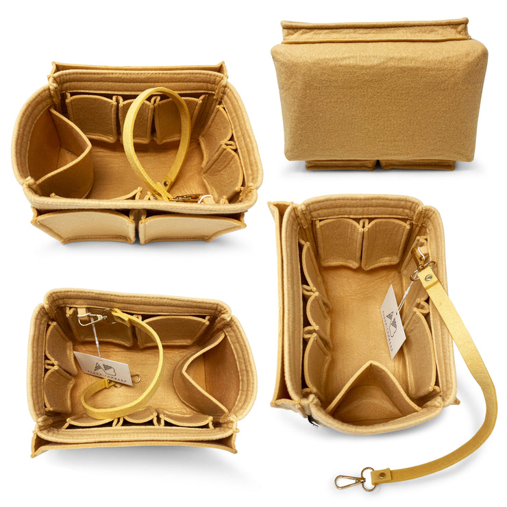 AlgorithmBags for Louis Vuitton LV Speedy damier azur tan beige LV purse organizer insert shaper liner