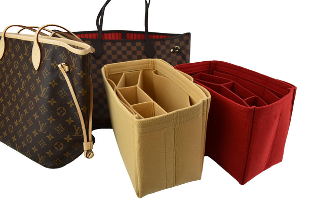 Purse Organizer Insert for Louis Vuitton Neverfull GM Red by AlgorithmBags
