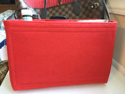 Louis Vuitton Neverfull GM Organizer Insert Shaper Liner Red Felt Luxury Handbags LV