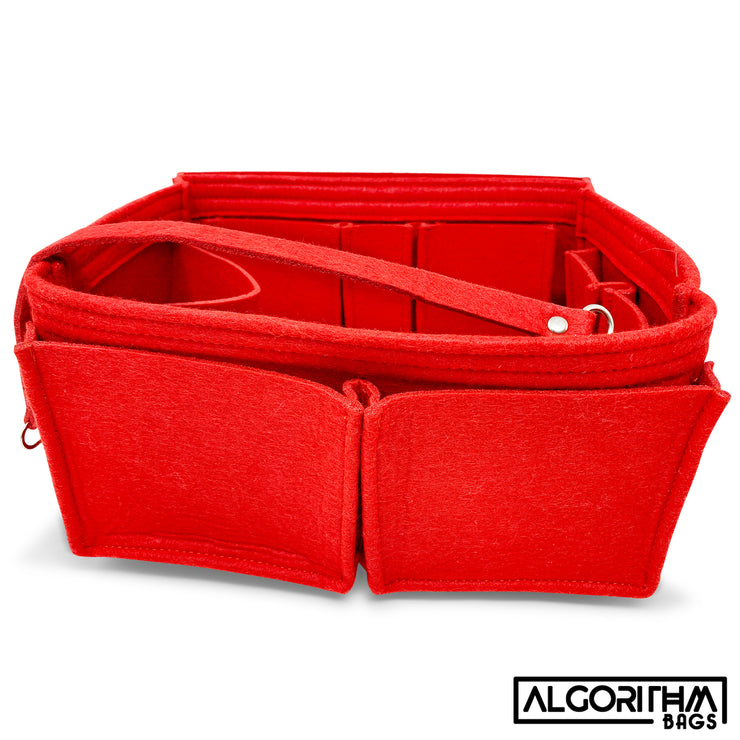 AlgorithmBags LV Speedy Purse Organizer Insert V2 | Felt Liner Shaper 30, Red