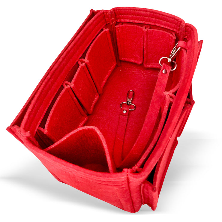 Algorithmbags speedy 40 purse organizer insert shaper liner stabilizer cherry red lv louis vuitton