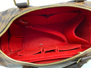 AlgorithmBags for Louis Vuitton LV Speedy 35 Damier Abene cherry red LV purse organizer insert shaper liner