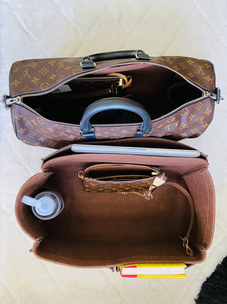 Bag and Purse Organizer with Singular Style for Louis Vuitton Keepall 45,  50, 55 and 60