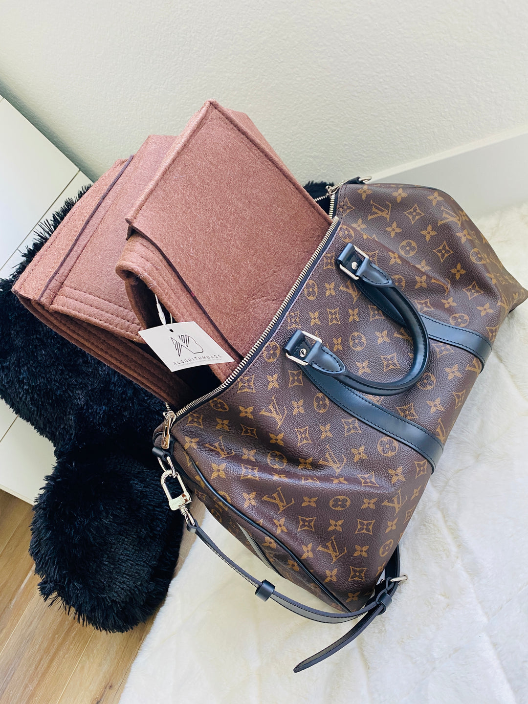 Louis Vuitton Duffle Bag Organizer Insert City Keepall Bag